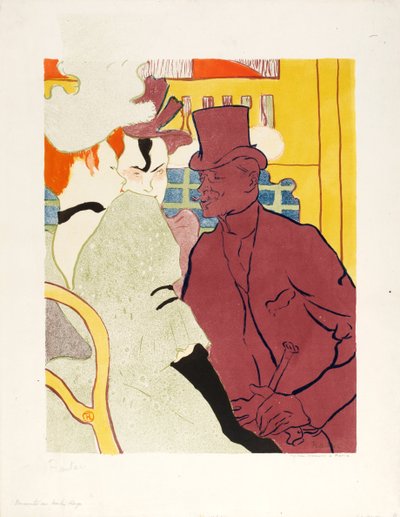 Ein Engländer im Moulin Rouge von Henri de Toulouse Lautrec